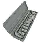 CTW-1810 socket wrench set in blow-molded case