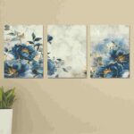 Set of 3 Wall Art Wooden Phototile Frames for Wall Decor