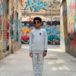 Boys Grey Tech Crew Neck Sweater – Soft Cotton Blend Sweatshirt | Casual Warm Long Sleeve Top for Fall & Winter FOR BABY AND KIDS