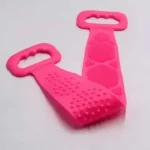 Pack of 2 Silicone Back Scrubber Bath Belts – Double-Sided Exfoliating Body Scrubbers for Gentle, Deep Cleansing & Smooth Skin