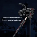 Ouve (Type C) Gaming Headset For Pubg Ps5 Csgo Games Wired Earphone Microphone Volume Control In-Ear Headphone For Pc Gamer