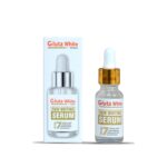 Gluta White serum bottle with price label