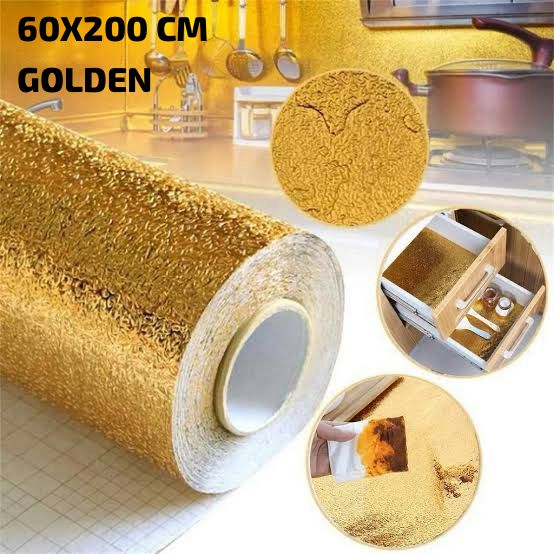 golden-foil-kitchen-wallpaper-stickers-peel-stick-aluminum-foil-wall-paper-self-adhesive-oil-proof-waterproof-sticker-for-kitchen-size-60200cm-2-1_1730189616.jpg Golden foil kitchen wallpaper sticker roll showing peel and stick surface