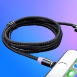 VOTHOON 3-in-1 magnetic fast charging cable angled view
