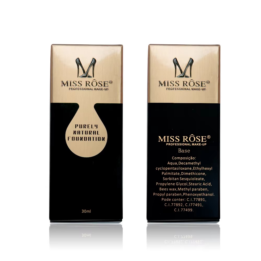 imgi_311_HTB1MPcYJb1YBuNjSszhq6AUsFXas.jpg Miss Rose Purely Natural Liquid Foundation – Professional Long-Lasting Make-Up for Flawless Coverage, Lightweight, Breathable, Smooth Finish, All Skin Types - 30 ML | Foundation - Image 1