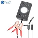 Dany C-1 clipper charger front view with USB ports and LED light