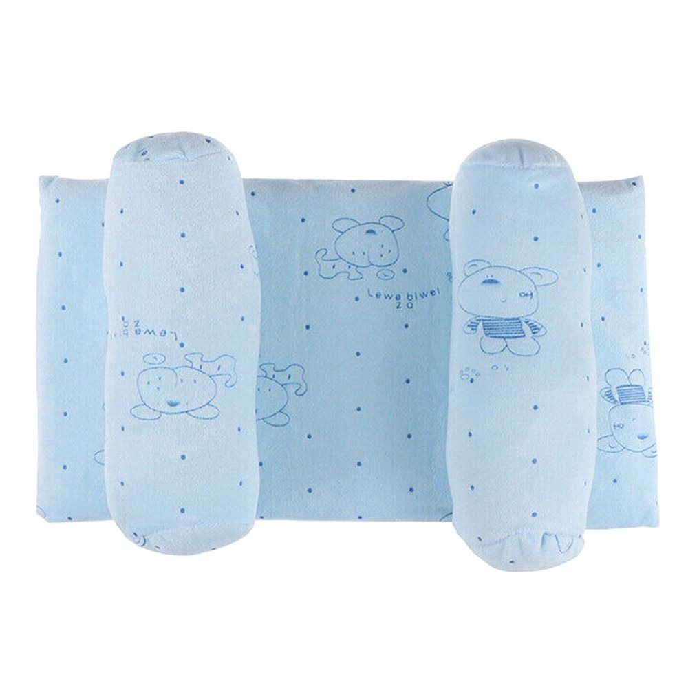 imgi_54_291bfeff3b49e8749c2ca5b6eb3a32a8-1.jpg Soft Head Shaping Newborn Pillow for Flat Head Prevention, Breathable & Portable Infant Cushion - Baby Head Shaping Pillow - Adjustable Newborn Baby Head Shaping Pillow ( Random Color & Design ) - Without Box - Image 1