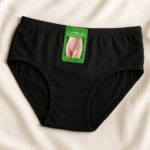 2 Pcs Women’s Cotton Plain Panties – Soft & Comfortable Underwear (Skin, Black | S/M/L)