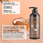 Lichen Coconut Oil Shampoo 500ml front bottle image