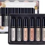 HENG FANG 6 Pcs Liquid Diamond Glitter Eyeshadows Set – Waterproof, Long-Lasting, Vibrant Colors with Lightweight Texture for Bold & Sparkling Eye Makeup