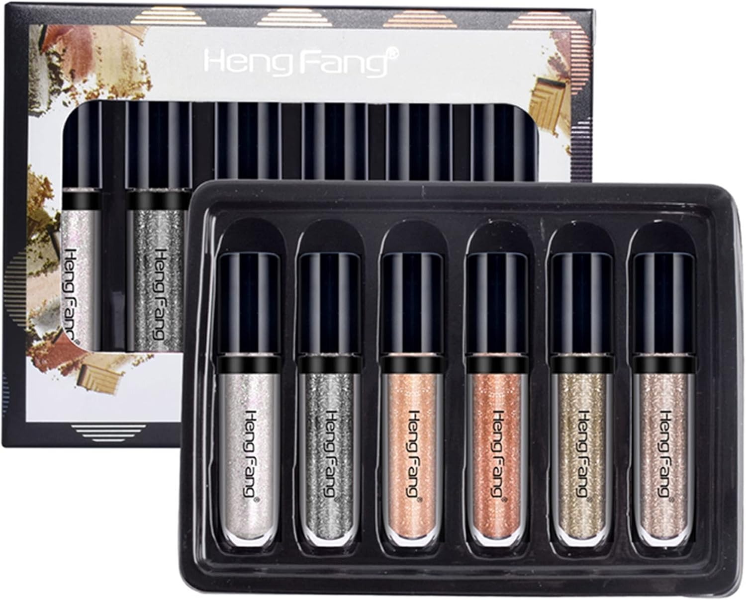 imgi_67_07f099f79c36d732f49404134882f785.jpg HENG FANG 6 Pcs Liquid Diamond Glitter Eyeshadows Set – Waterproof, Long-Lasting, Vibrant Colors with Lightweight Texture for Bold & Sparkling Eye Makeup - Image 1