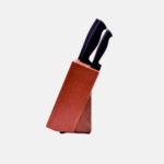 Knife Stand Wood Organize And Display Your Knives With Style | Wooden Knife Holder Block Stand Organizer for Kitchen Knife Storage Rack Durable Wood Design