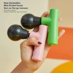 Mini Rechargeable Fascial Gun – Portable Deep Muscle Massager for Pain Relief and Relaxation - Random Color