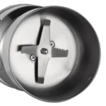 RAF stainless steel electric coffee and spice grinder with transparent lid