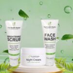 Brightening Glow Kit face wash bottle and scrub jar