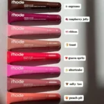 8 Colors Rhode Lip Care Series | Tinted Lip Balm | Lasting Moisturizing Blushes | Hydrated Lip Gel Oil | Pout Lips Long-acting Lip Treatment(1 pc)