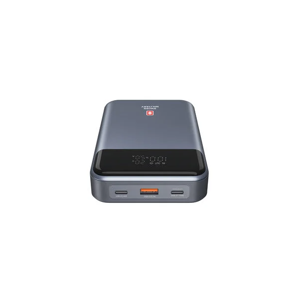Swiss Military 20000mAh Power Bank 140W Fast Charging Gray