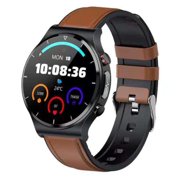 Smart Watch with Wireless Charging and ECG Monitoring