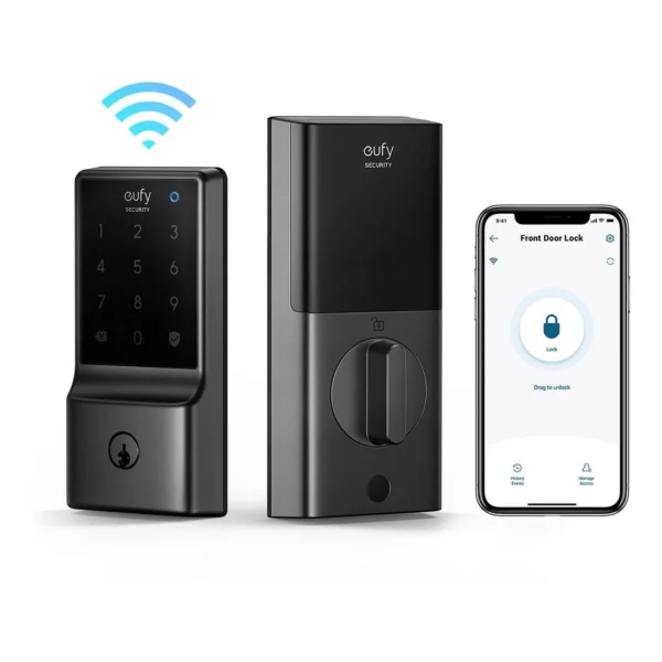 Eufy Smart Lock C234 with Built-In Wi-Fi Black