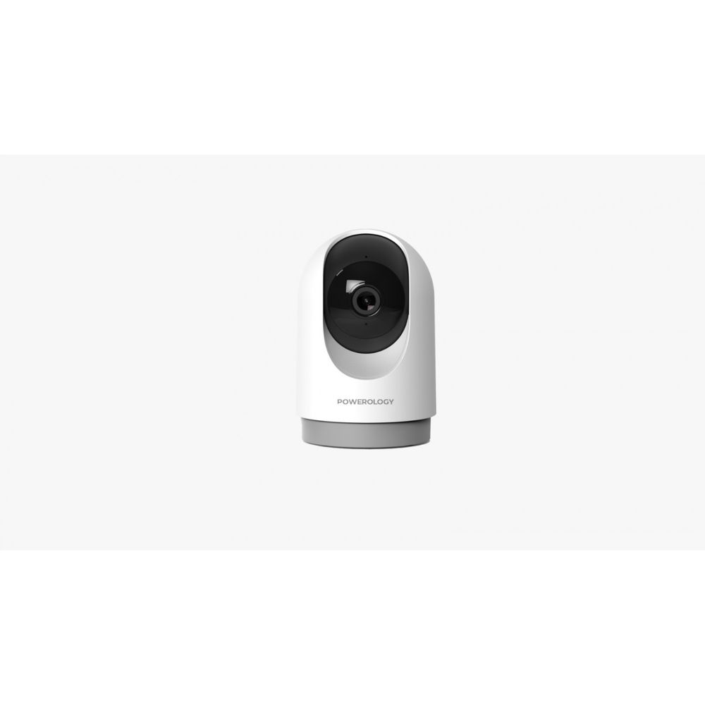 Powerology 3MP Bluetooth Indoor PTZ Camera White