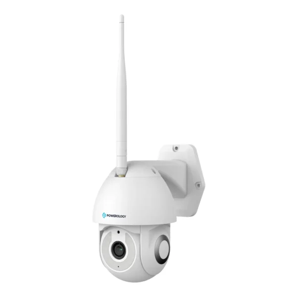 Powerology 360° Smart Outdoor Waterproof 4G Camera White