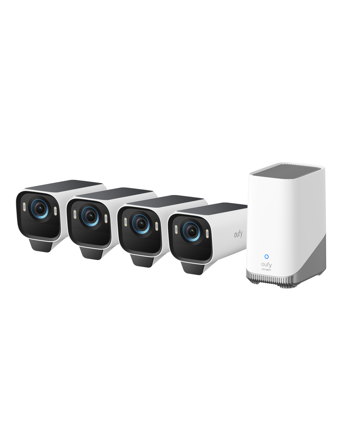 Eufycam S3 Pro 4K Security Camera Kit Black White