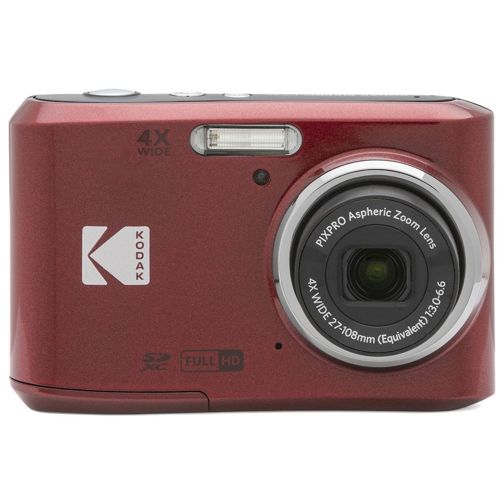 Kodak Pixpro FZ45 Red 16MP Compact Camera 4x Zoom