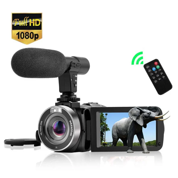 HD Digital Camera with Built-in Battery and Metal Body