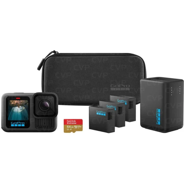 GoPro Hero13 Black Action Camera with Extended Power Bundle