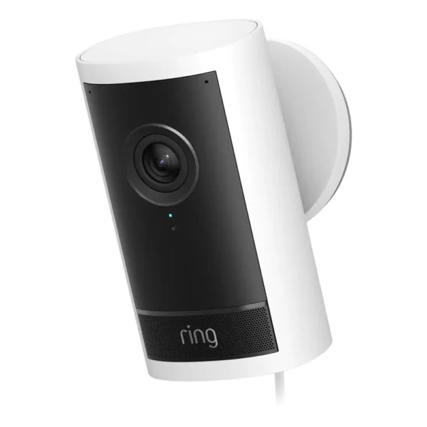 Ring Outdoor Cam Pro 4K Plug-In Security Camera White