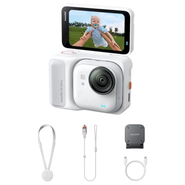 Insta360 GO Ultra Compact 4K60fps Action Camera Arctic White