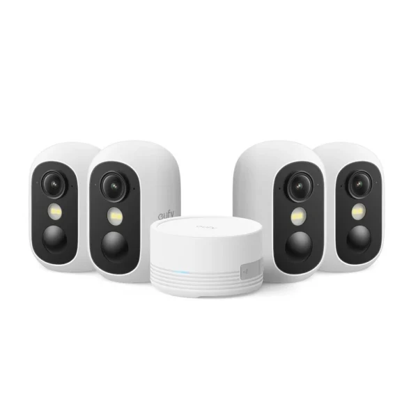 Eufycam C35 White 4-Cam Security Kit