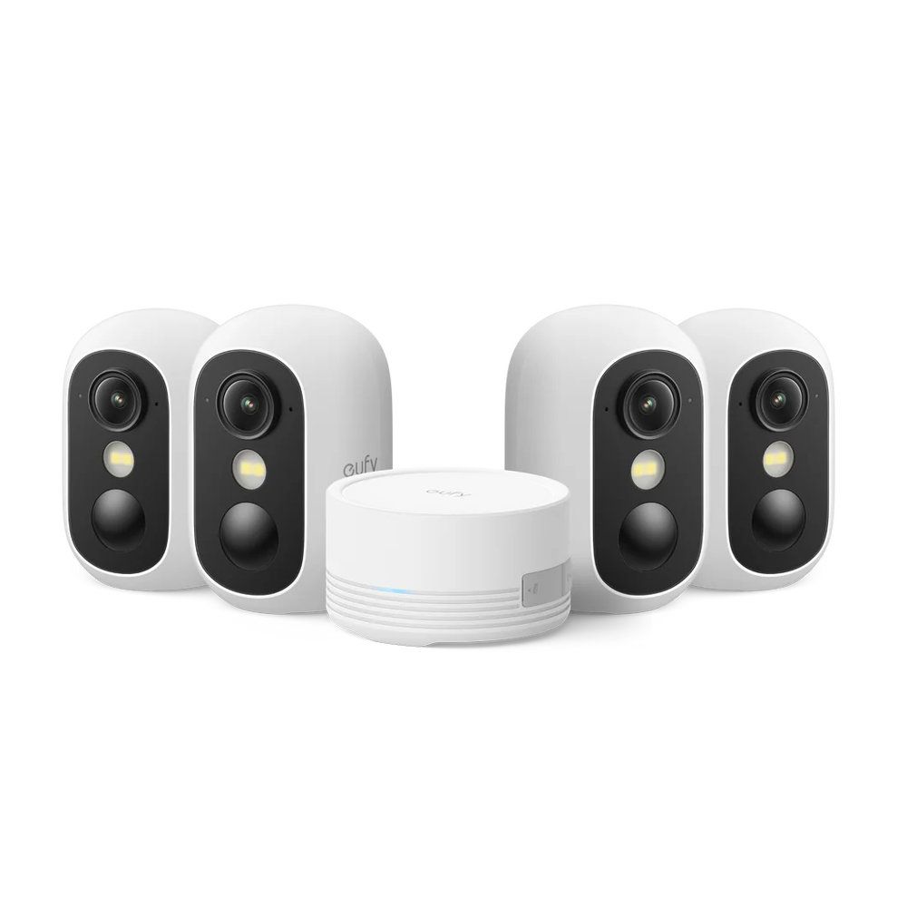 Eufycam C35 White 4-Cam Security Kit