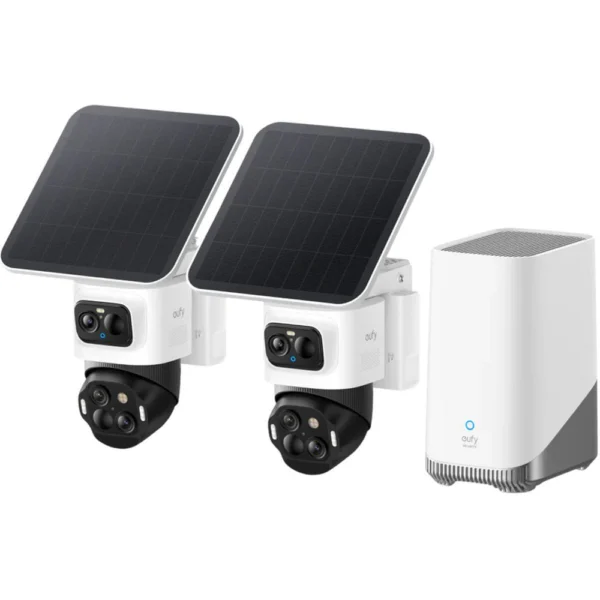 EufyCam S4 Triple-Lens Bullet PTZ Security Camera Kit