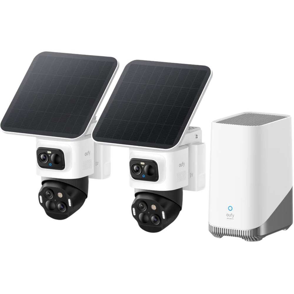EufyCam S4 Triple-Lens Bullet PTZ Security Camera Kit