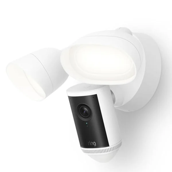 Ring Floodlight Cam Pro New Gen 4K Security Camera White