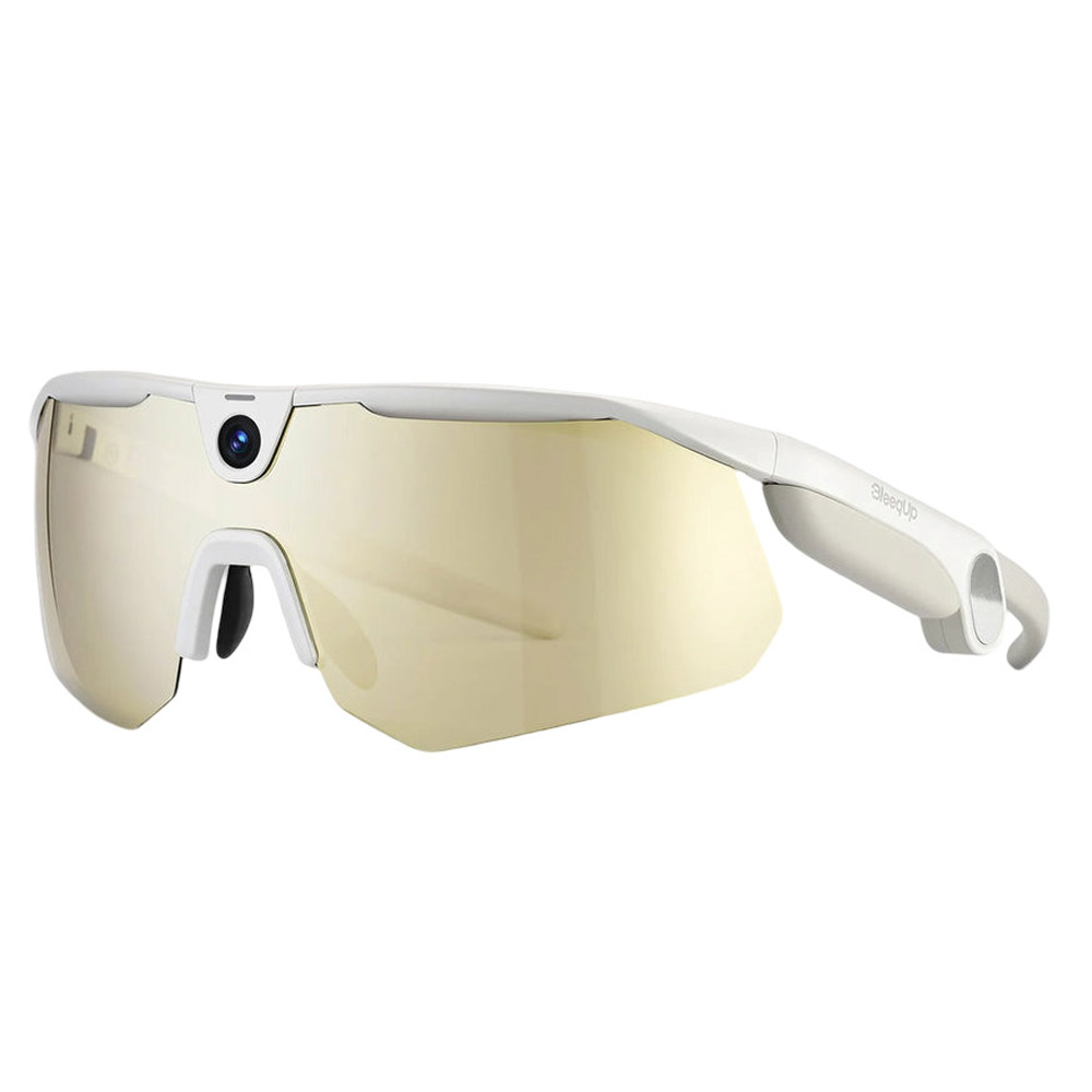 BleeqUp Ranger AI Camera Sports Glasses White