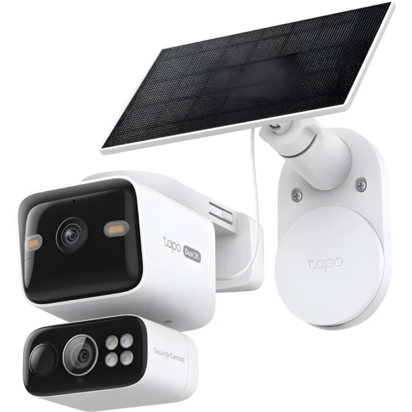 Tapo C465 Solar-Powered Dual-Lens Pan Tilt Camera Kit