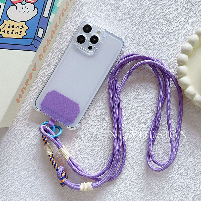 Creative dopamine phone case lanyard in vibrant colors