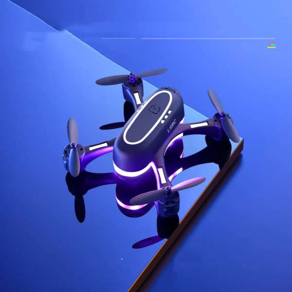Mini Aerial Drone with Gradient LED and HD Camera