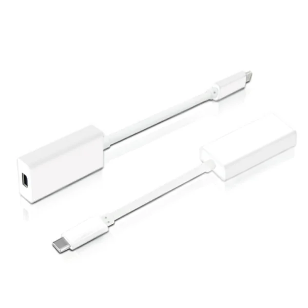 Thunderbolt 3 USB-C to Thunderbolt 2 MiniDP Adapter White