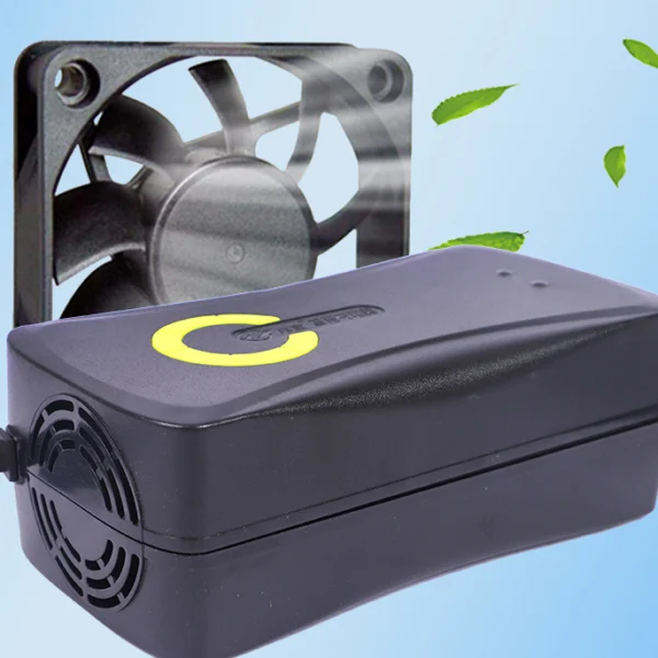 72V 20Ah Electric Car Charger with Pulse Repair & Auto Power-Off