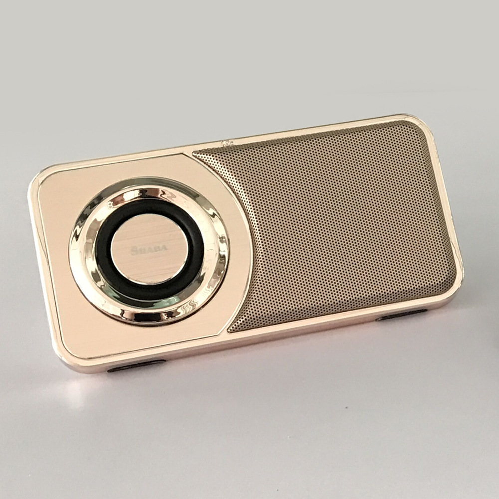 Mini Retro Bluetooth Portable Small Speaker with Card Slot