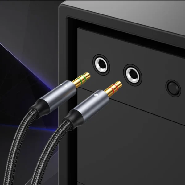 3.5mm Headset Microphone to Audio Cable with Gold Plating