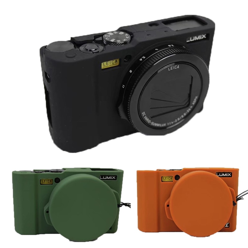 Silicone Soft Case Camera Bag green for LX10 camera