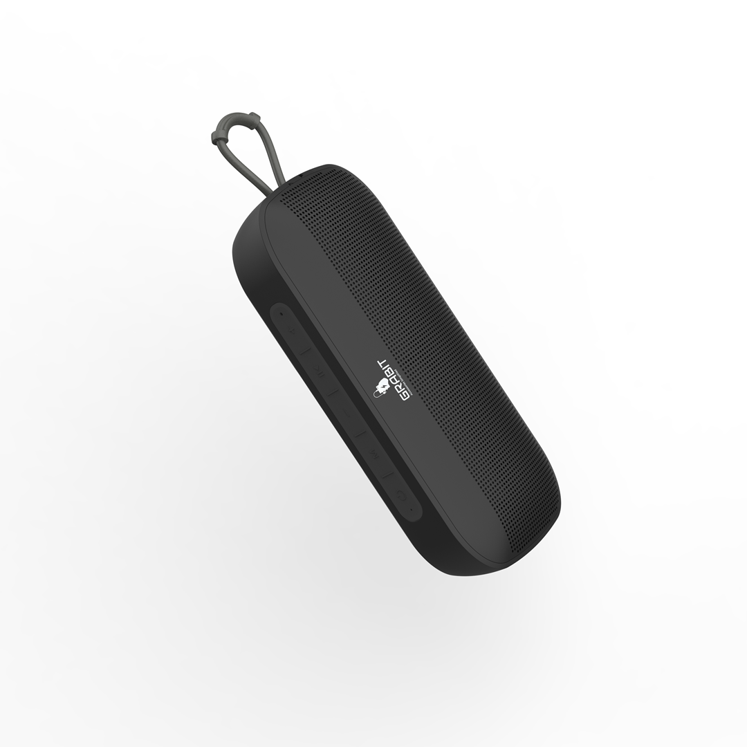 G-ROCK Portable Bluetooth Speaker Black