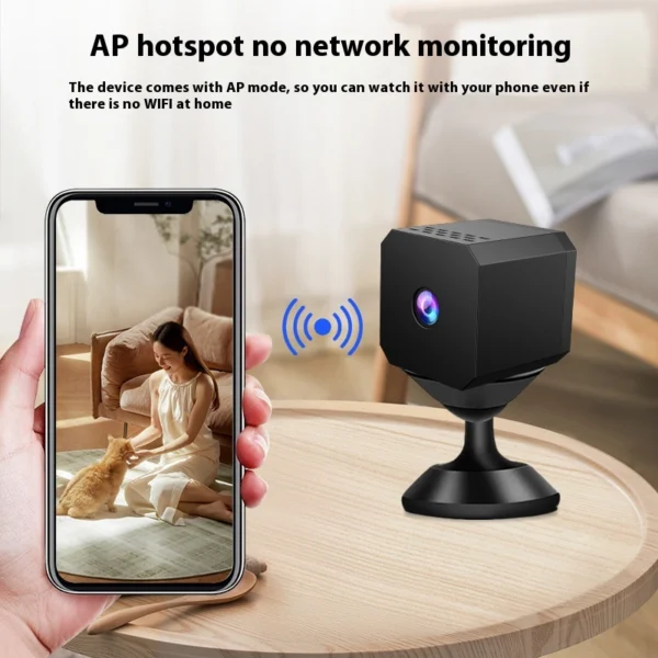 F1 HD Wireless Wifi Small Camera Plug-in-Free
