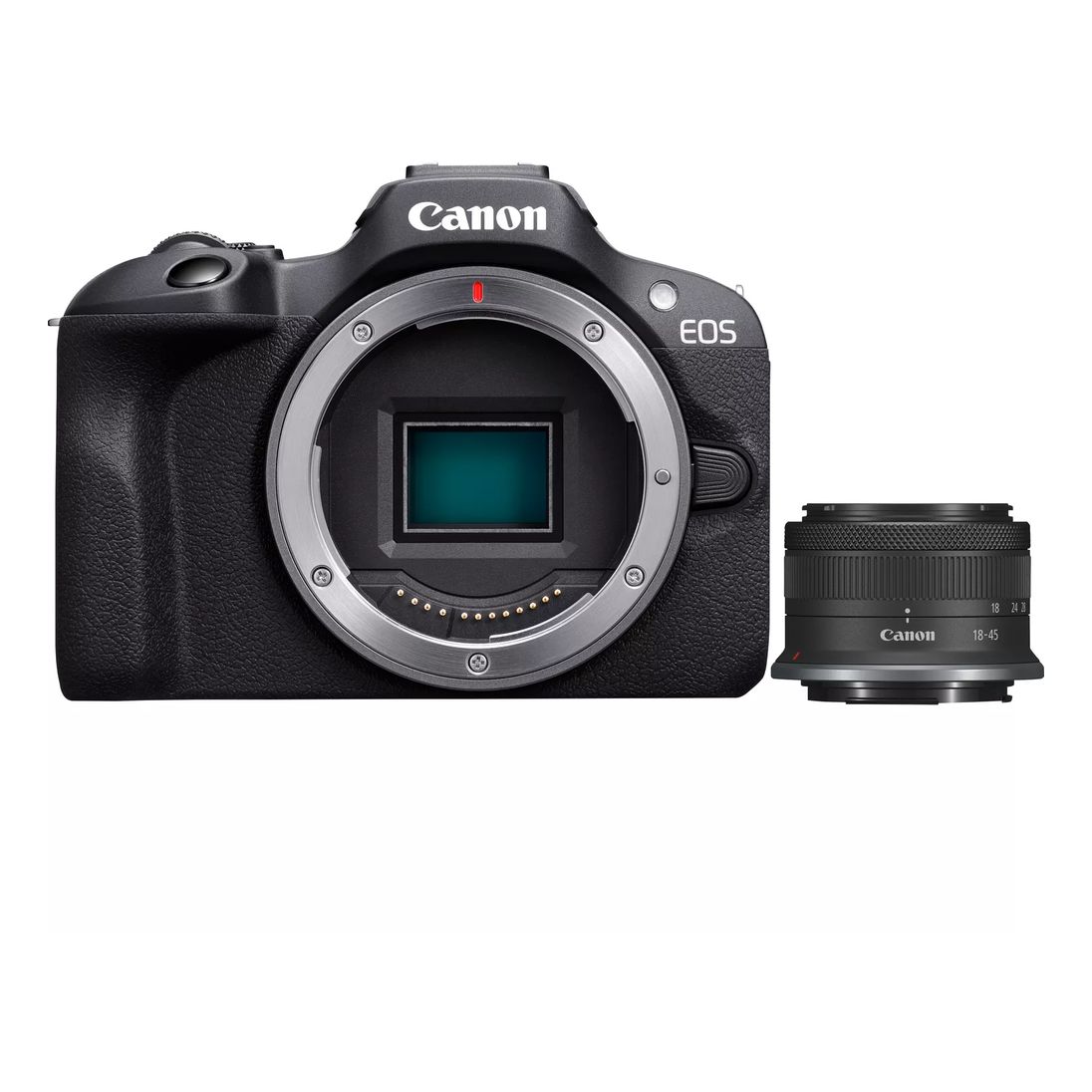Canon EOS R100 Mirrorless Camera with RF-S 18-45mm Lens