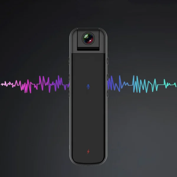 HD Camera Back Clip-on Magnetic Recorder Black