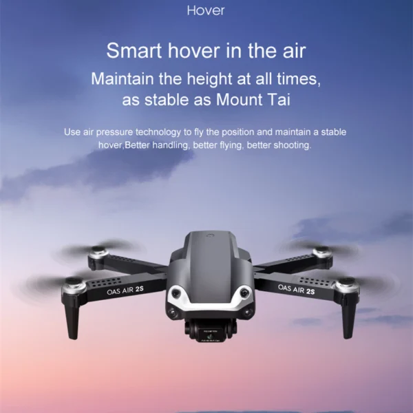 UAV Folding 4K Dual Camera Drone with Obstacle Avoidance